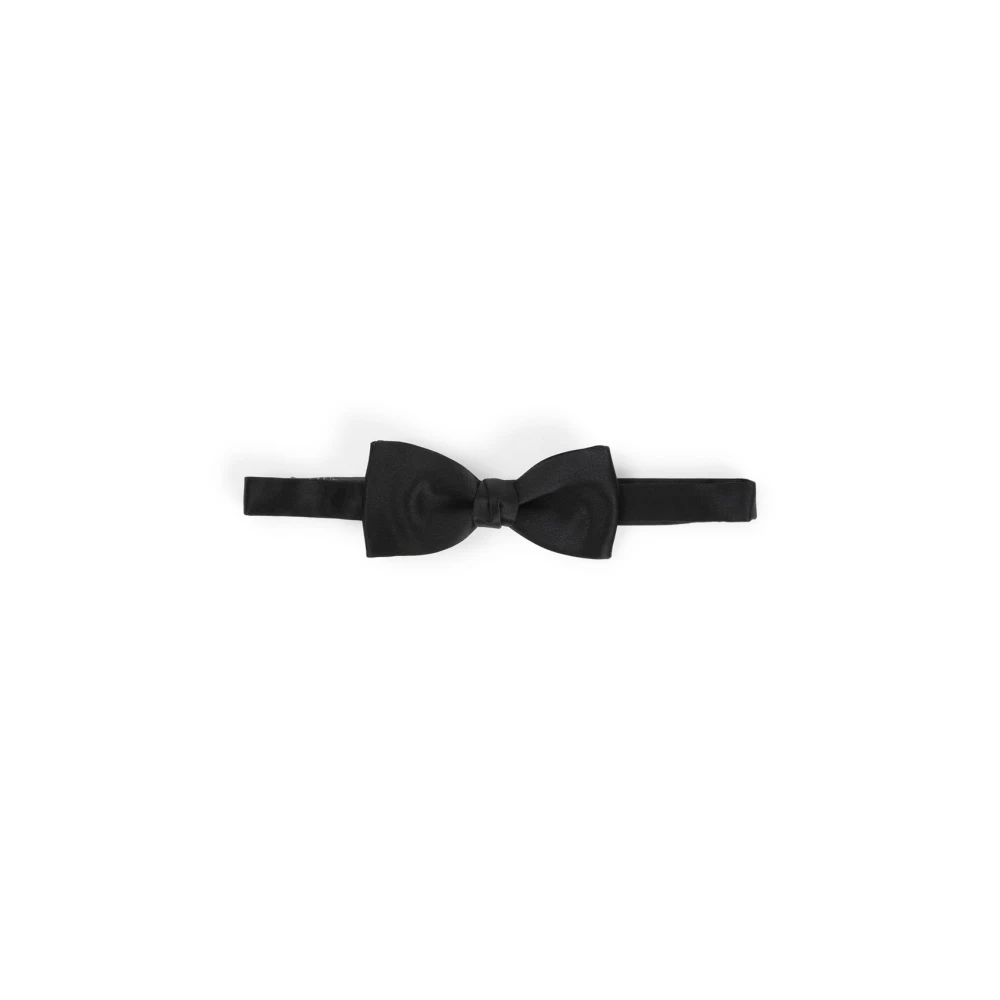 Saint Laurent Zwarte Papillon Stijlvolle Mode Accessoire Black Heren