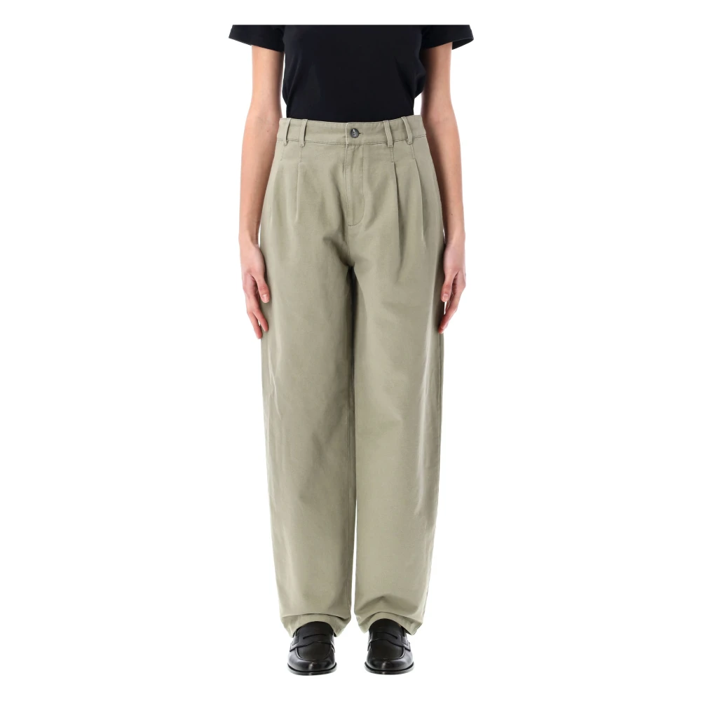A.p.c. Grijs Groene Willow Broek Damesbroek Green Dames