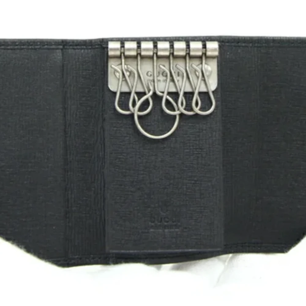 Gucci Vintage Pre-owned Leather wallets Black Dames