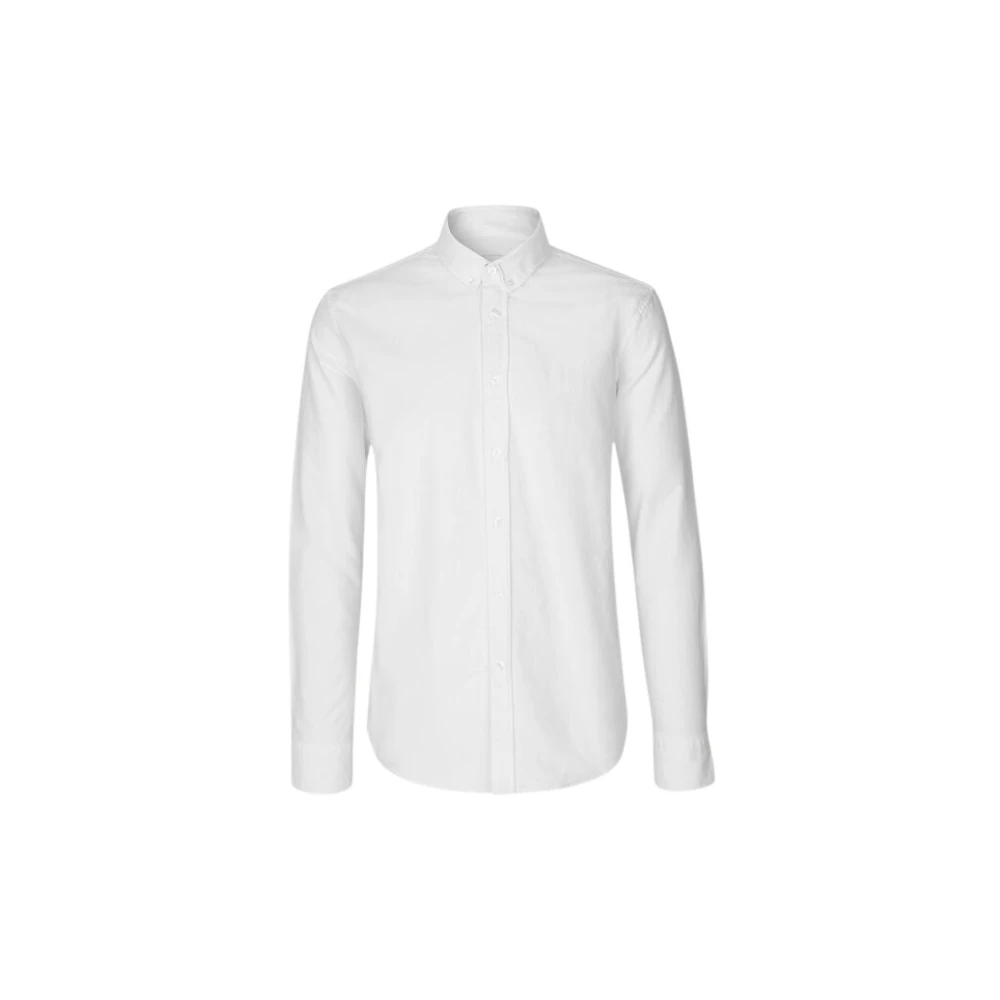 Samsøe Klassieke Katoenen Overhemd White Heren