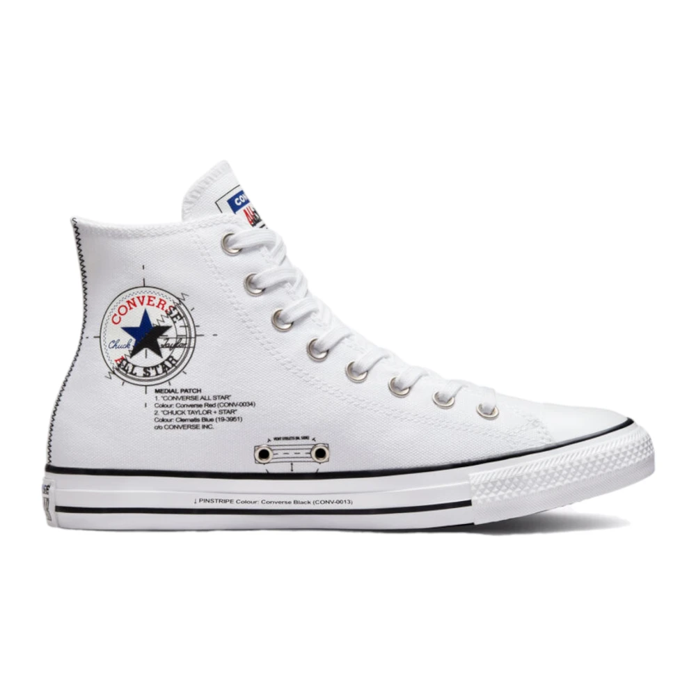 Converse Canvas High Top Rubberen Zool Sneaker Dames Schoenen Wit