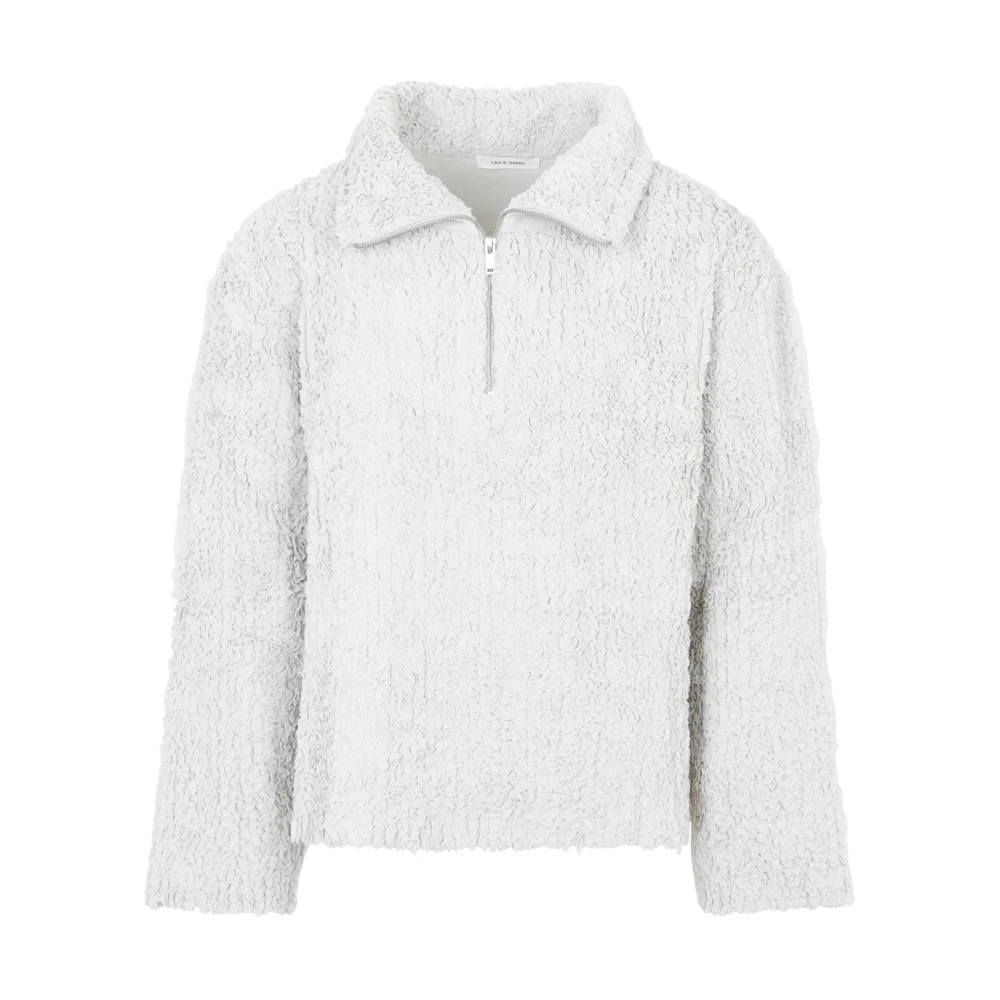 Craig Green Witte Loopback Sweater Aw23 White Heren