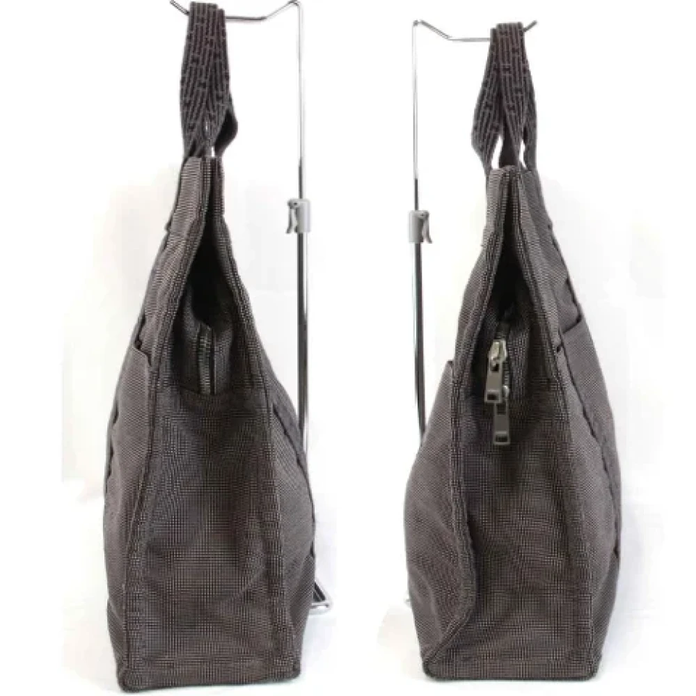 Hermès Vintage Pre-owned Canvas totes Black Dames