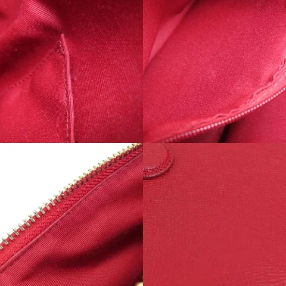 Coach Pre-owned Leather handbags Red Dames