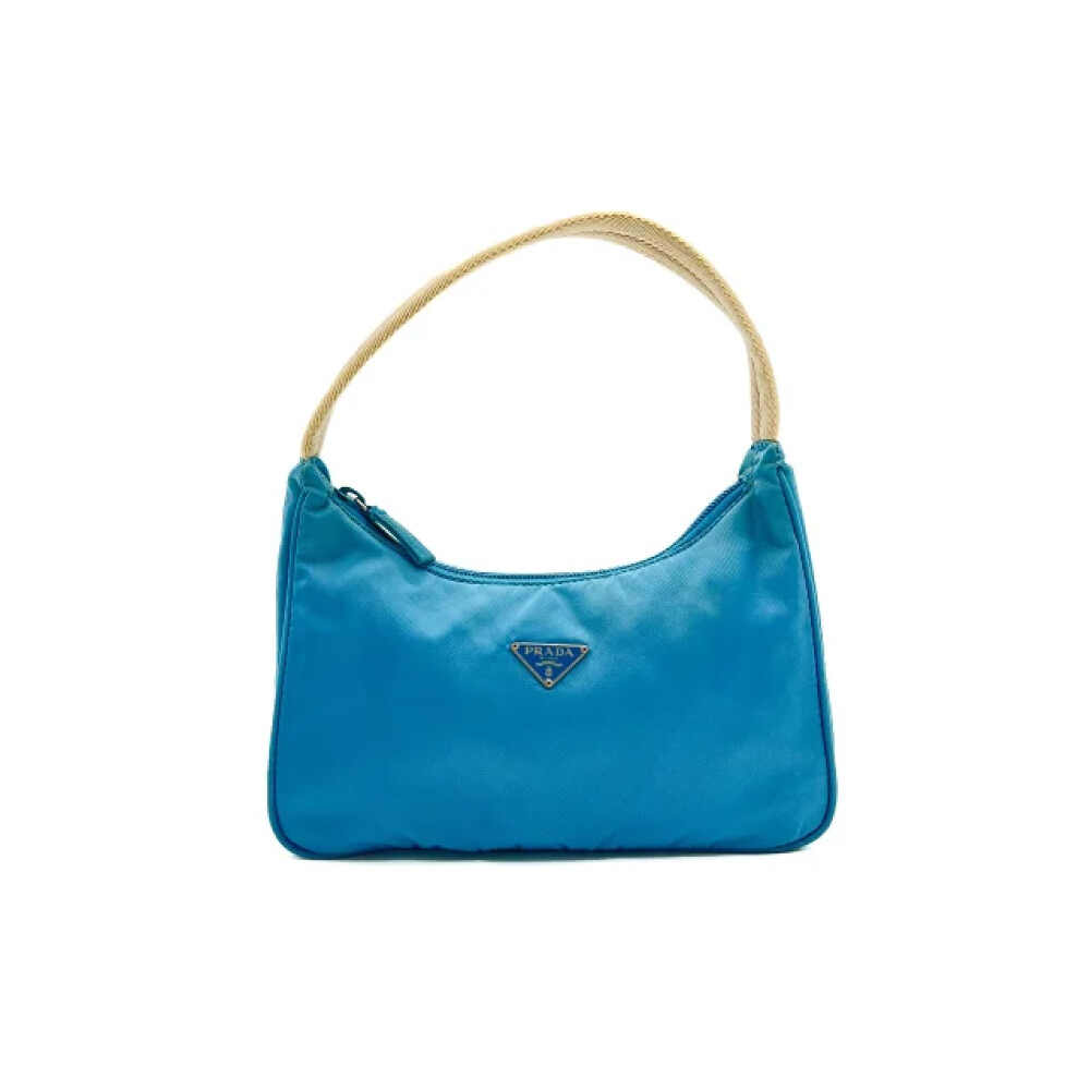 Blauwe prada tas hot sale