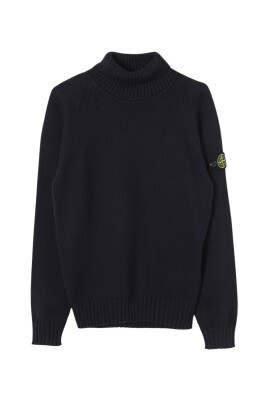 pull-en-tricot-bleu-pour-enfants