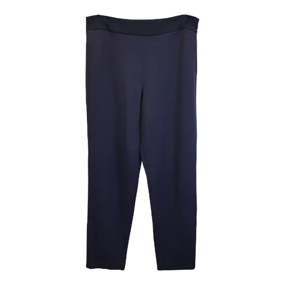Armani Pre-owned Fabric bottoms Blue Dames