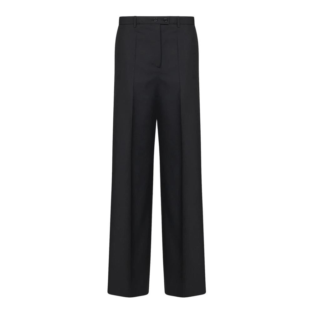 Jil Sander Donna Nero Pantaloni, S, New,
