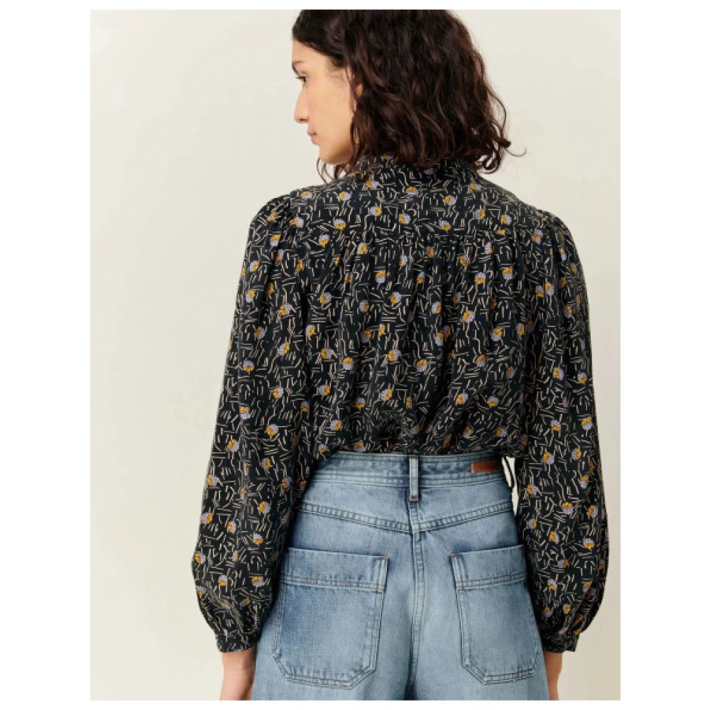 Sessun Gerimpelde Leonce Blouse Multicolor Dames