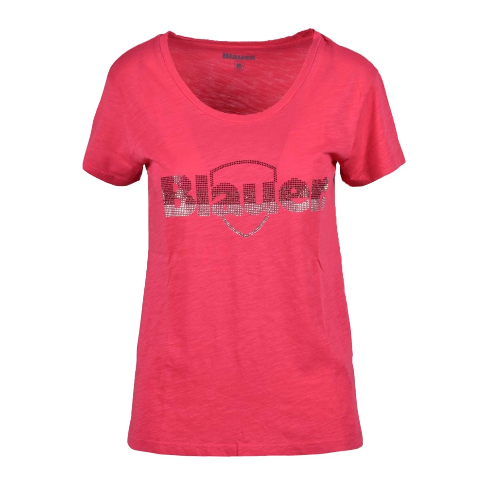 Blauer Tshirt Red Dames