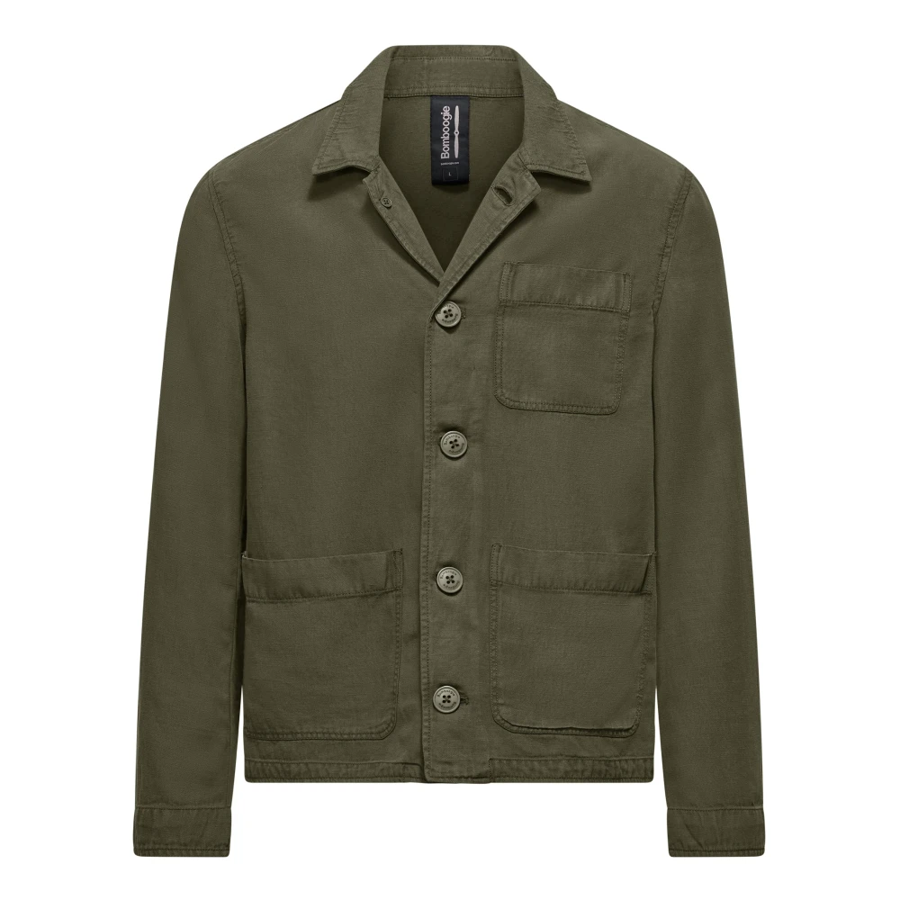 Bomboogie Uomo Verde Giacche, M, New,