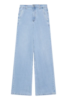 Stenkyllta jeansbyxor