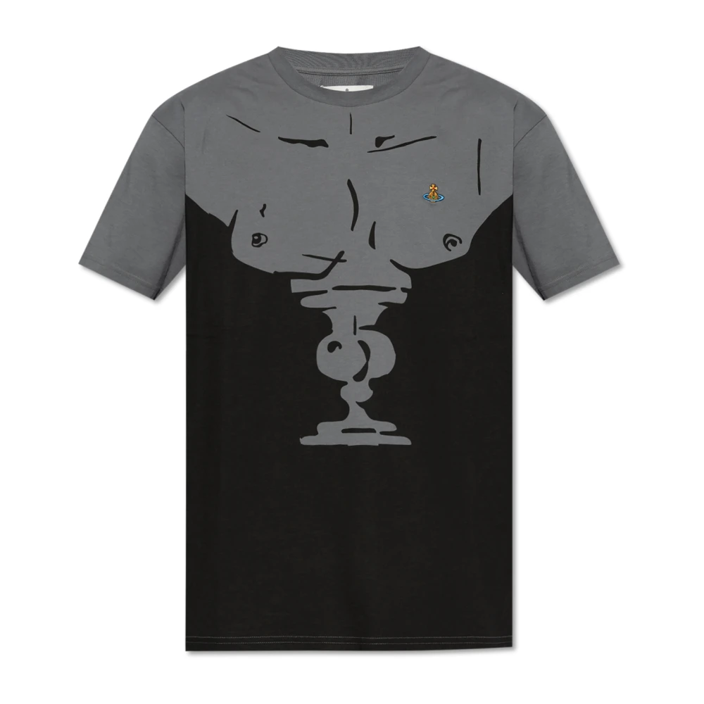 Vivienne Westwood Bedrukt T-shirt Gray Heren