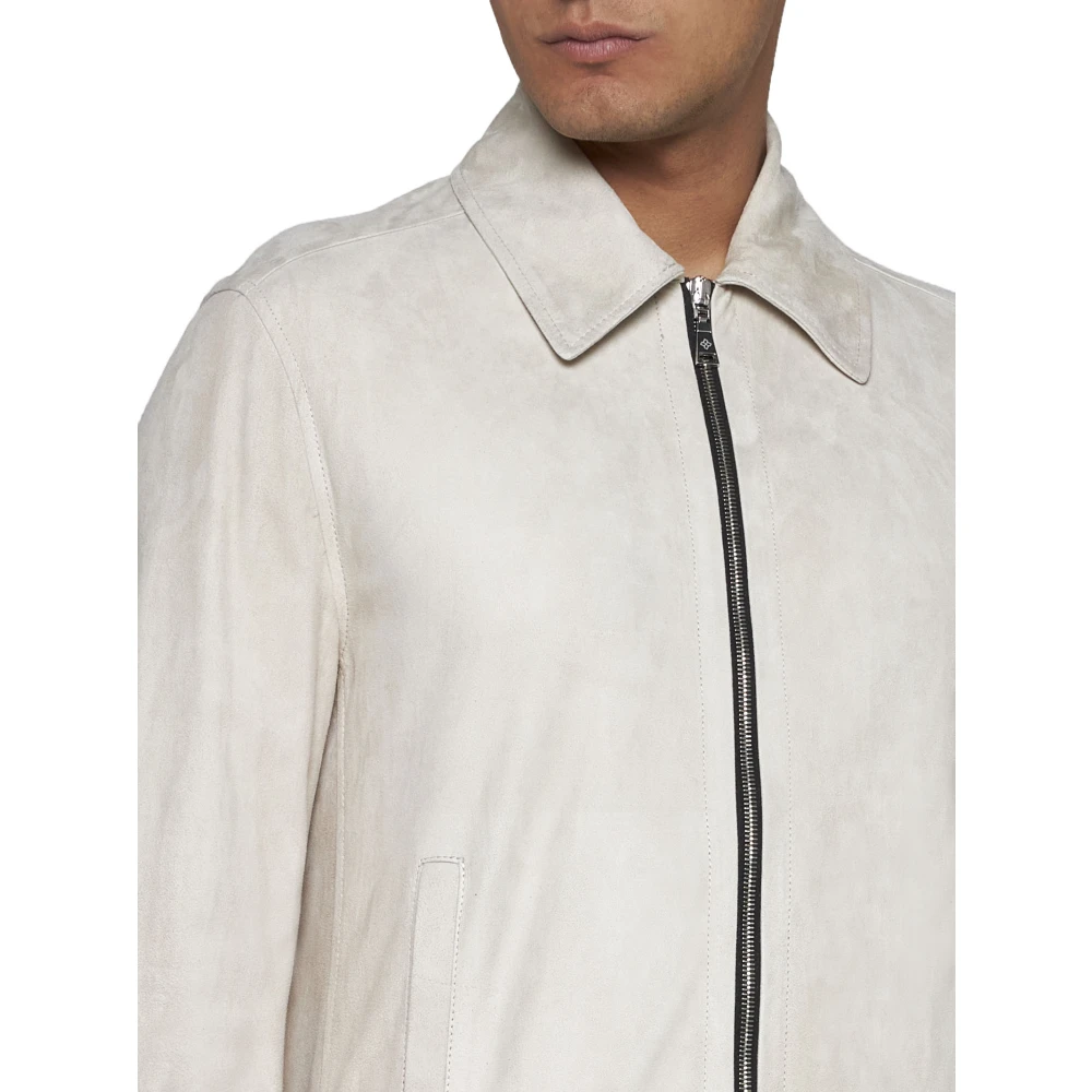 Tagliatore Witte Rits Jassen White Heren