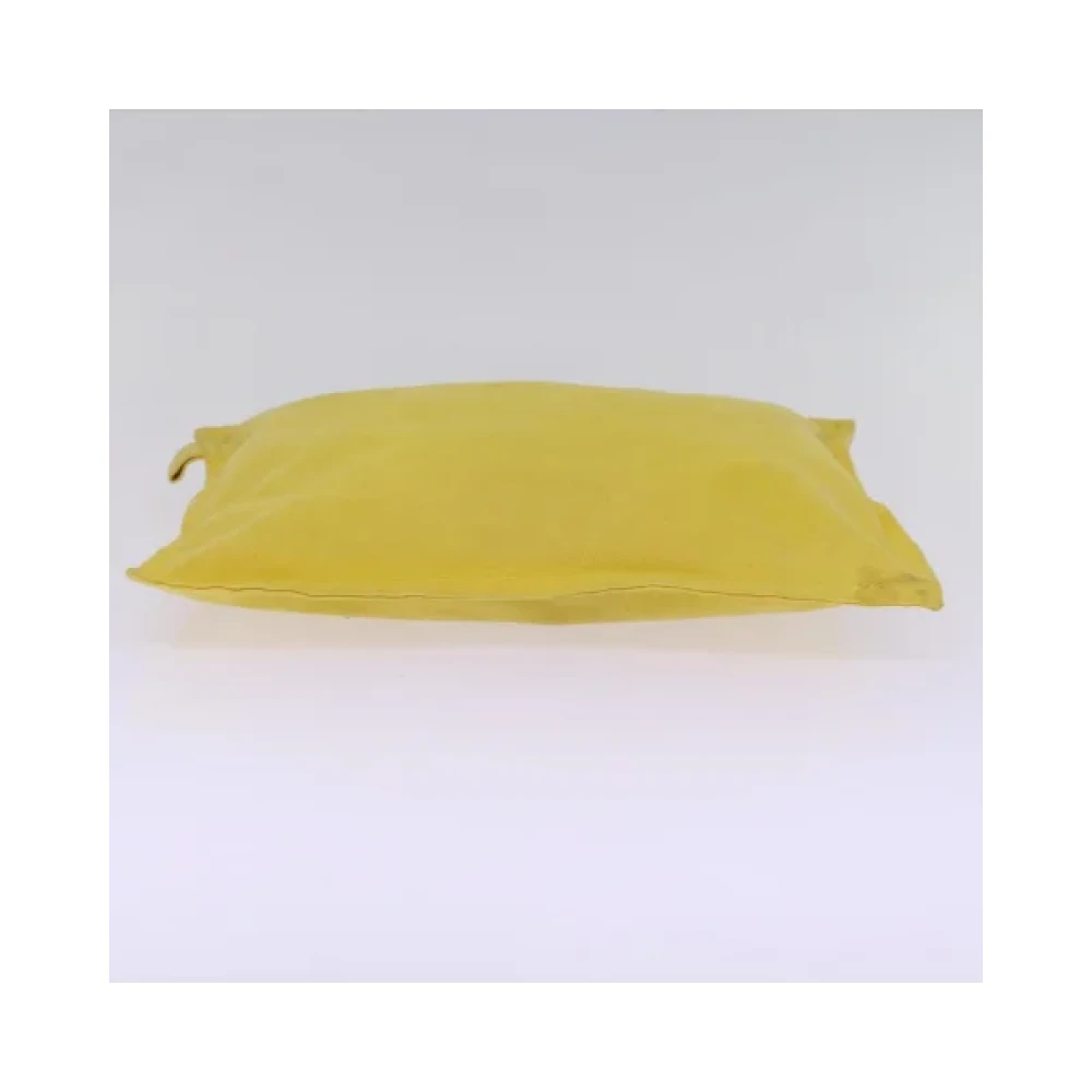 Hermès Vintage Pre-owned Canvas pouches Yellow Dames
