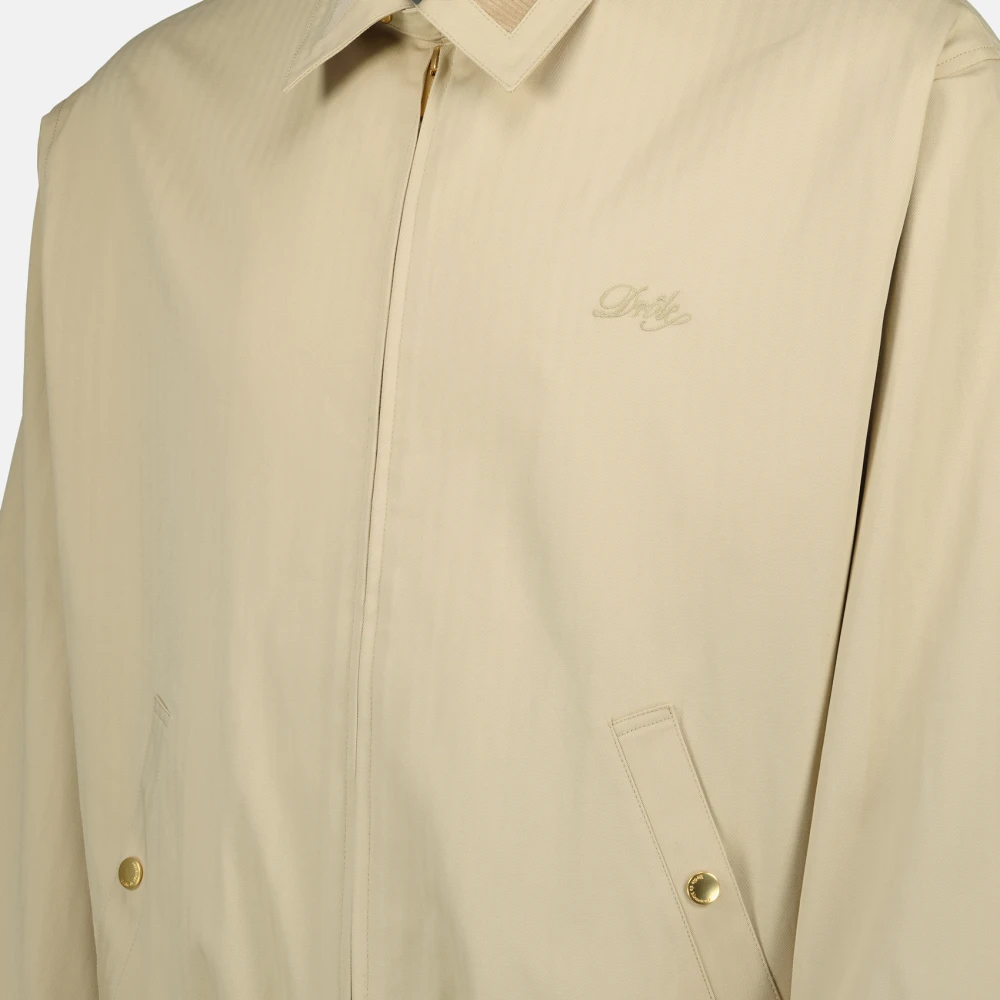 Drole de Monsieur Beige Katoenen Bomberjack Beige Heren