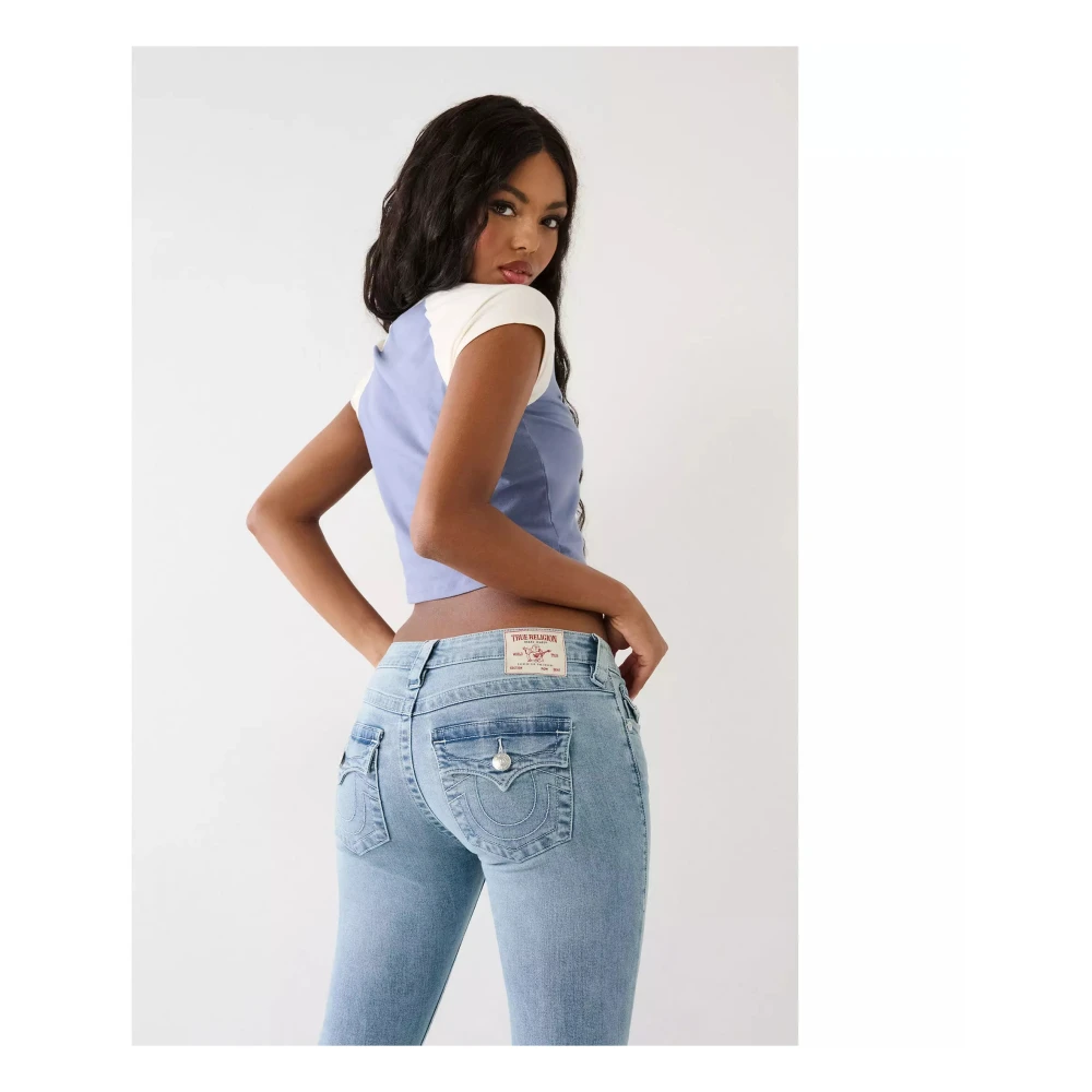 True Religion Joey Flare Jeans Blue Dames