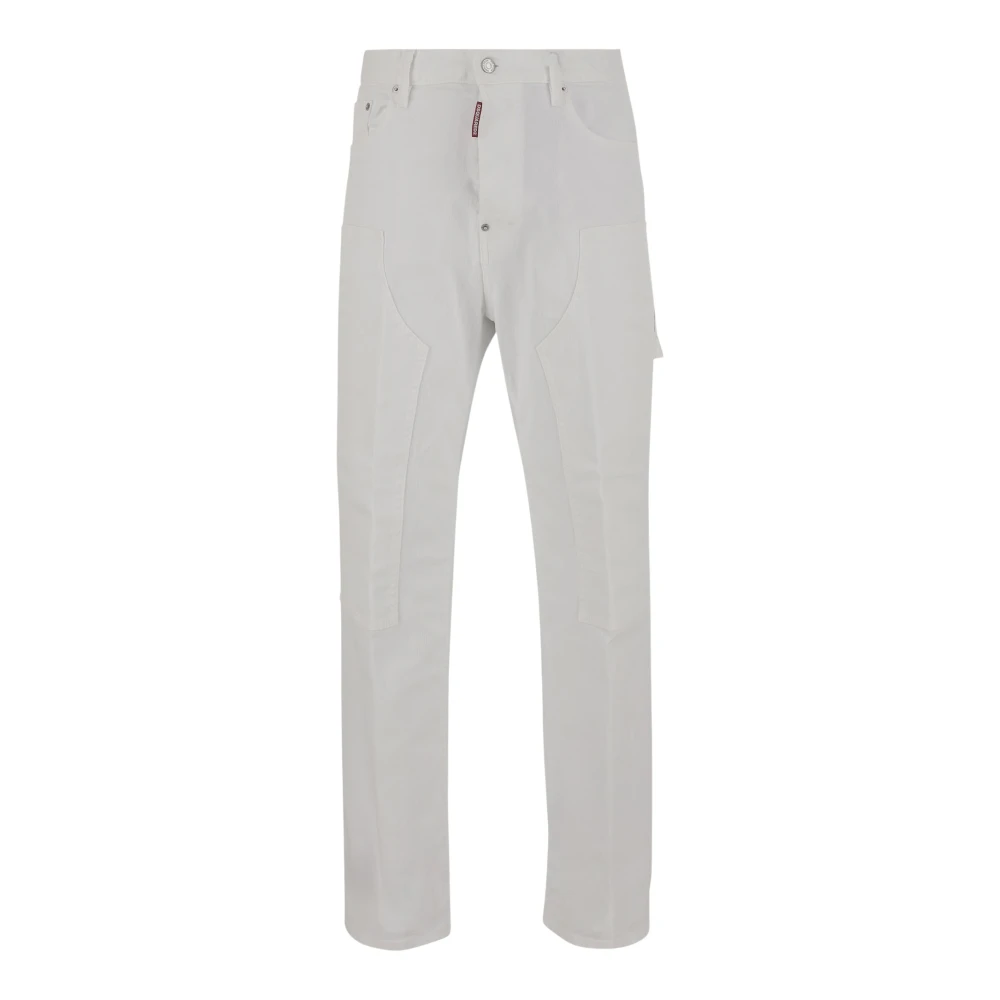 Dsquared2 Stijlvolle Modieuze Kledingcollectie White Heren