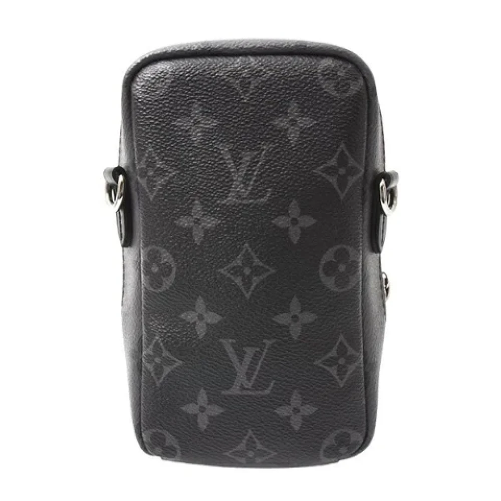 Louis Vuitton Vintage Pre-owned Canvas shoulder-bags Black Heren