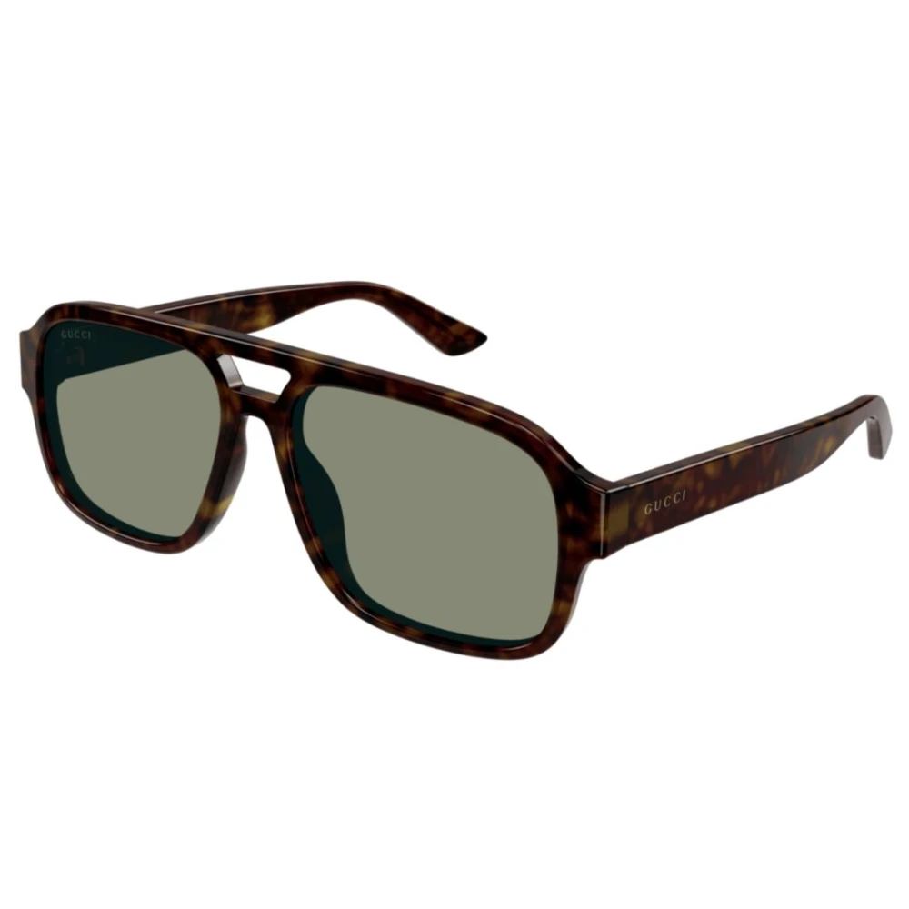 Gucci Unisex Brown Aviator Sunglasses