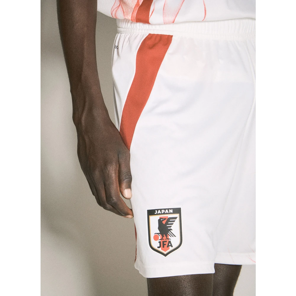 Y-3 Logo Applique Trekkoord Shorts White Heren