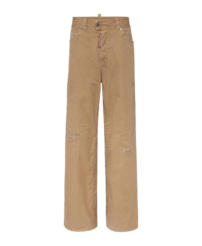 brown-cotton-ripped-jeans