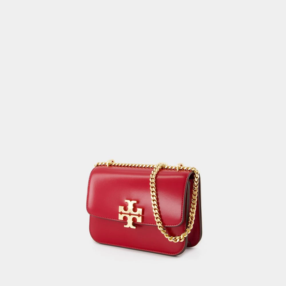 TORY BURCH Rode Leren Convertible Schoudertas Red Dames