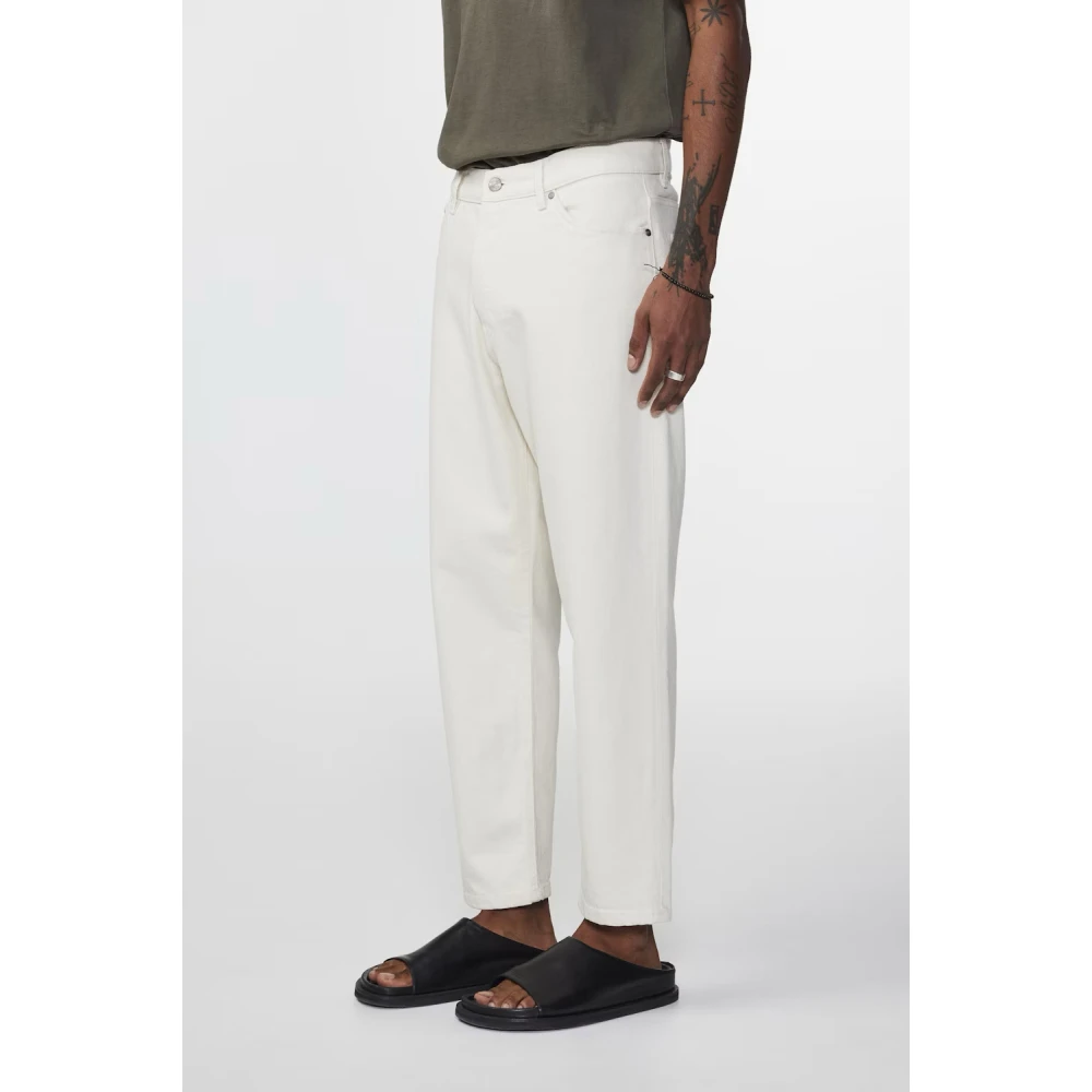 Nn07 Trousers White Heren