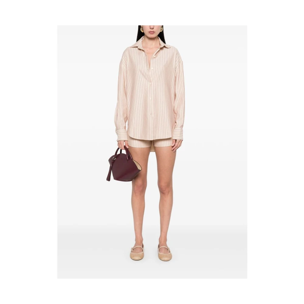 Faithfull the Brand Beige Button-Up Shirt Beige Dames