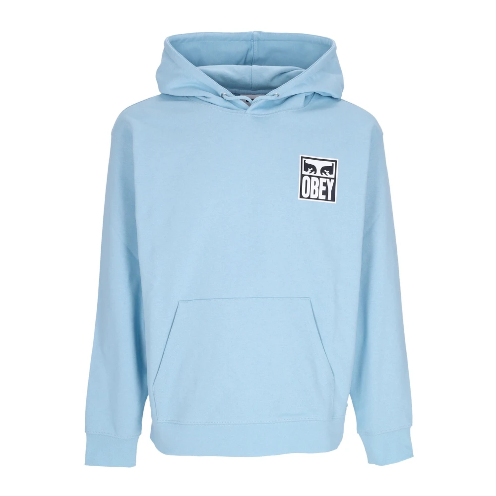 Obey Iconische Lichtgewicht Hoodie Hemelsblauw Blue Heren