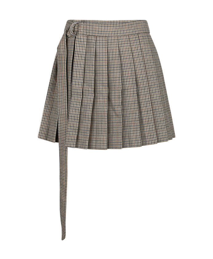 beige-pleated-miniskirt-flared-hem