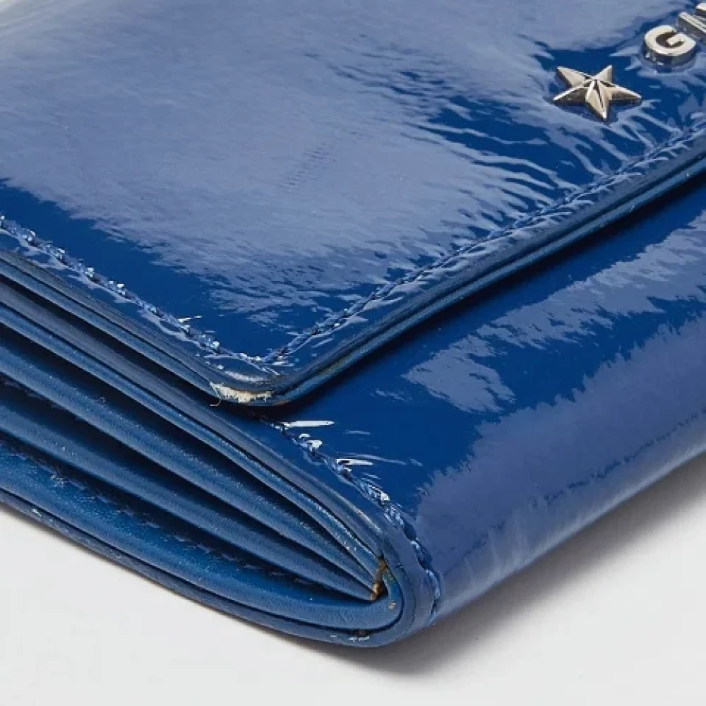 Givenchy Pre-owned Leather wallets Blue Dames