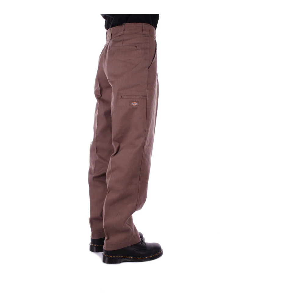 Dickies Bruine Broek met Ritssluiting Brown Heren