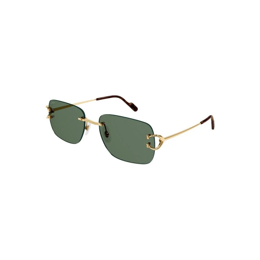 Cartier Men's Yellow Sunglasses, 59 Mm, Signature C Sunglasses