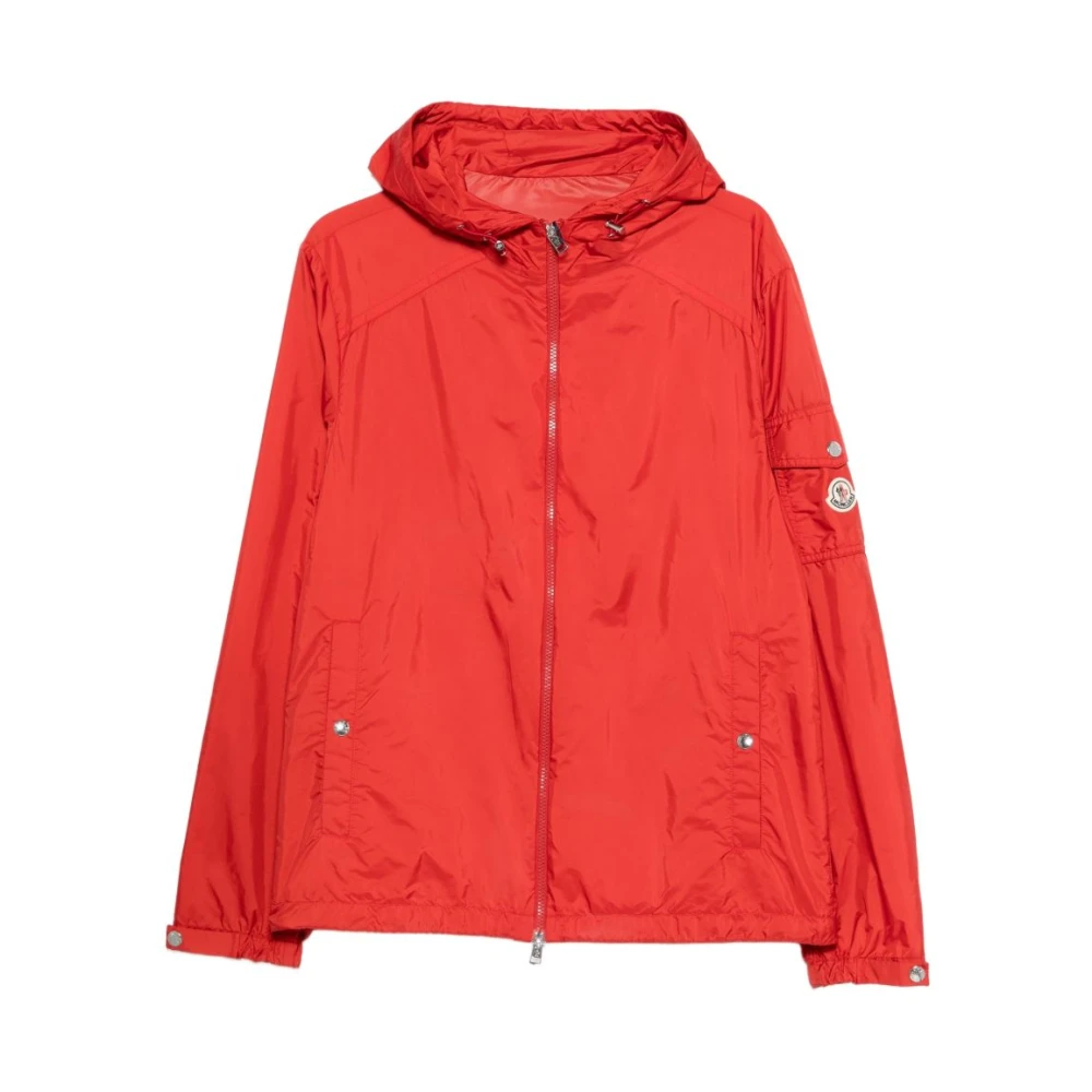 Moncler Men's Red Light Jackets, L, Etiache Jacket
