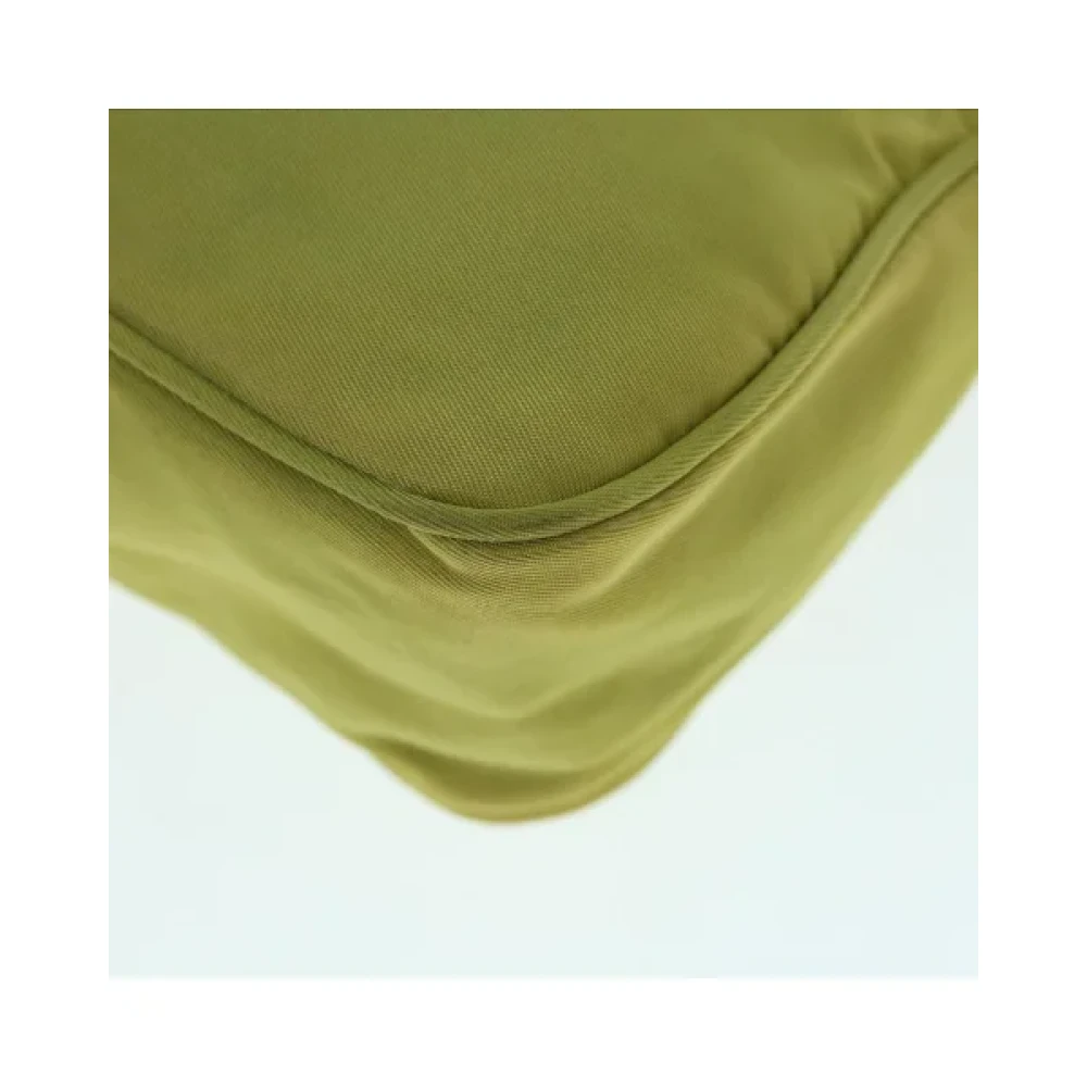 Prada Vintage Pre-owned Nylon prada-bags Green Dames