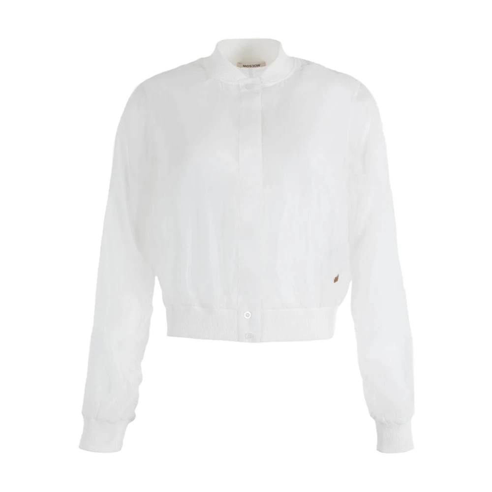 Moscow Lange Mouw Blouse White Dames