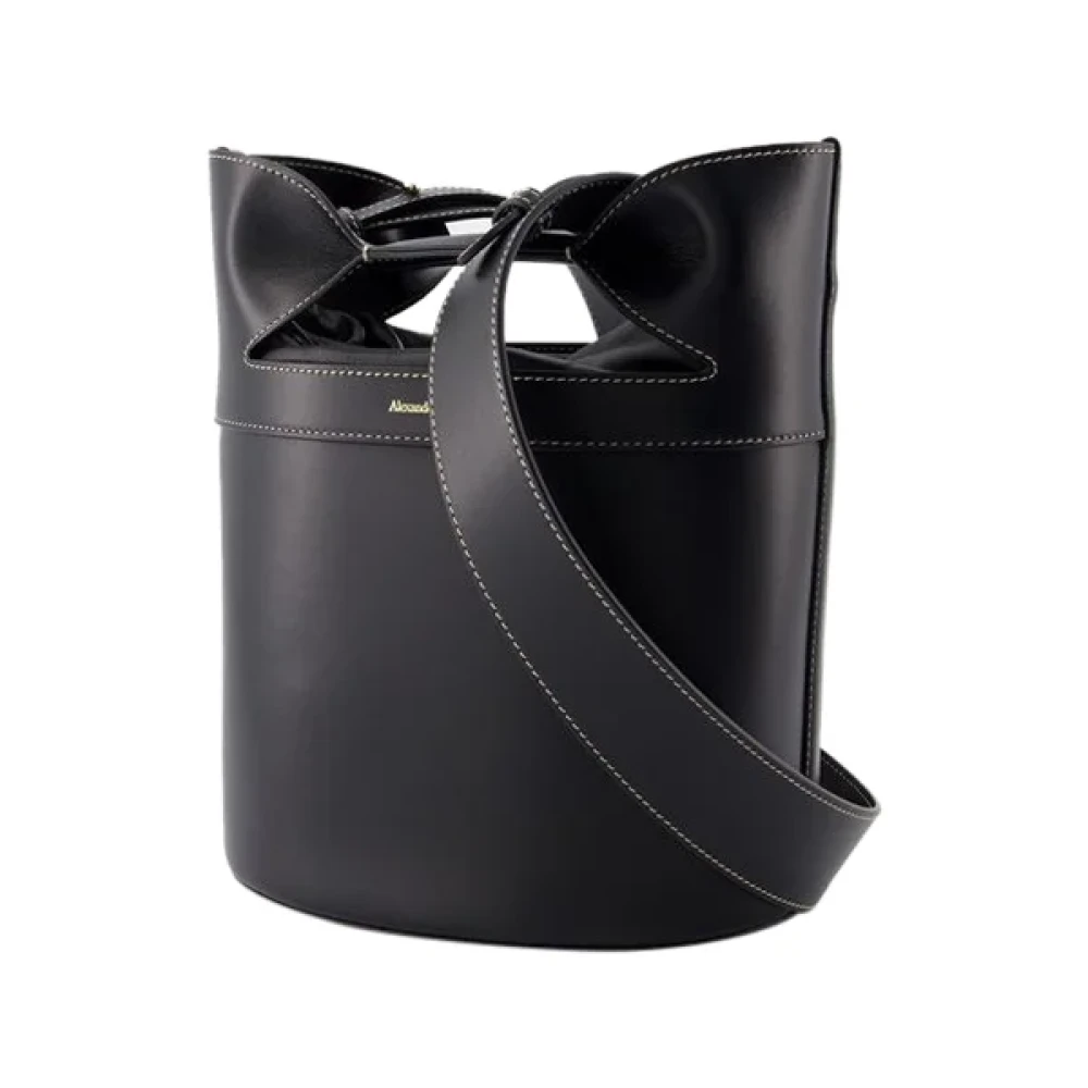 alexander mcqueen Leather shoulder-bags Black Dames