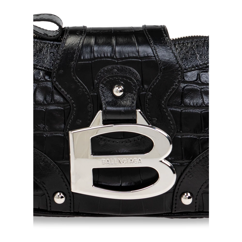 Balenciaga Schoudertas Essex Klein Black Dames