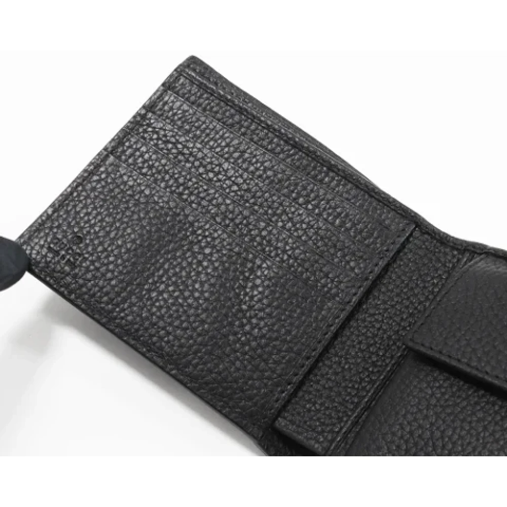 Gucci Vintage Pre-owned Leather wallets Black Heren