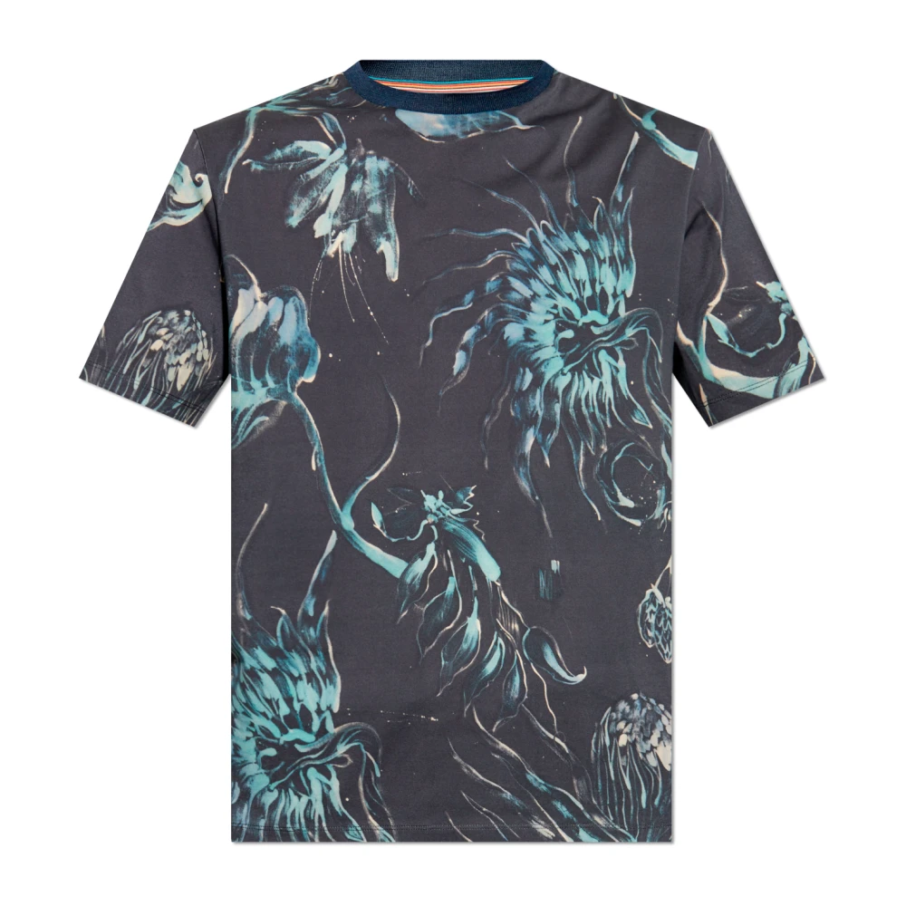 Paul Smith Gestreept T-shirt Blue Heren