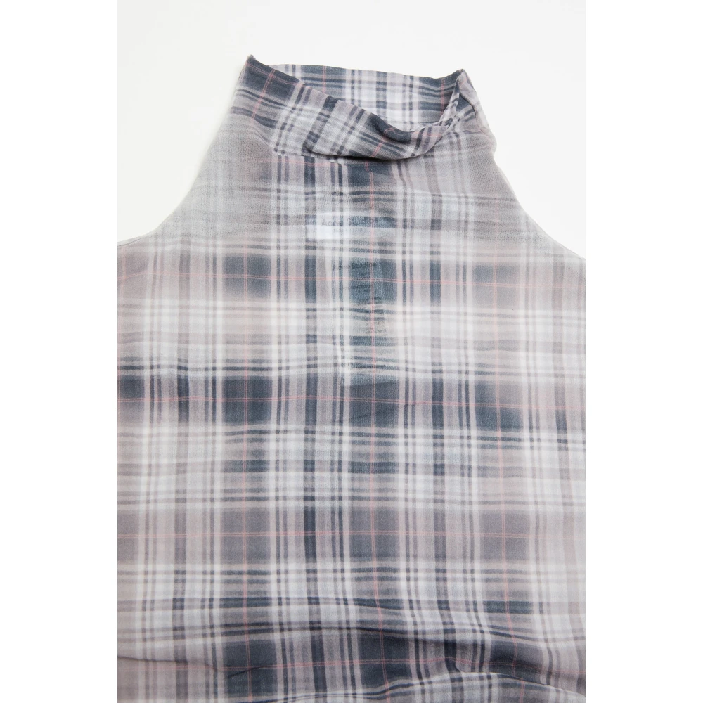 Acne Studios Geruite Fade-Out Naadloze Top Multicolor Dames