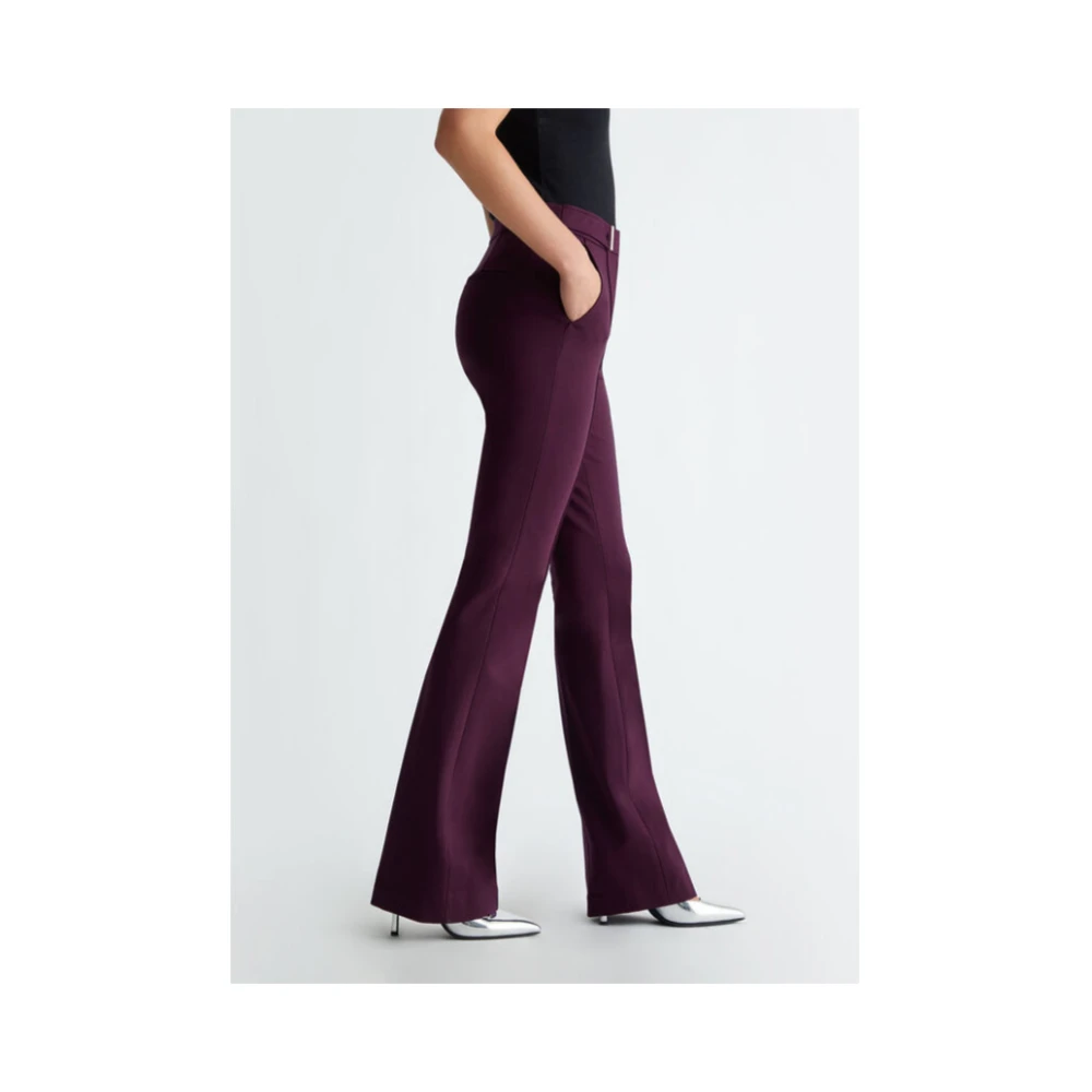 Liu Jo Flare stretch broek in Array stijl Red Dames