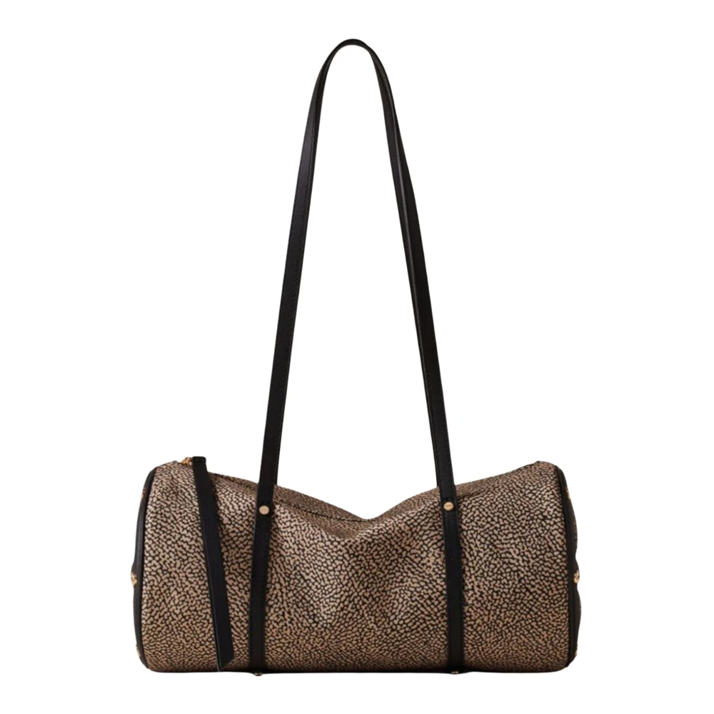 Borbonese Black Shoppers - Female - Shoulder Bags - One Size - Bags