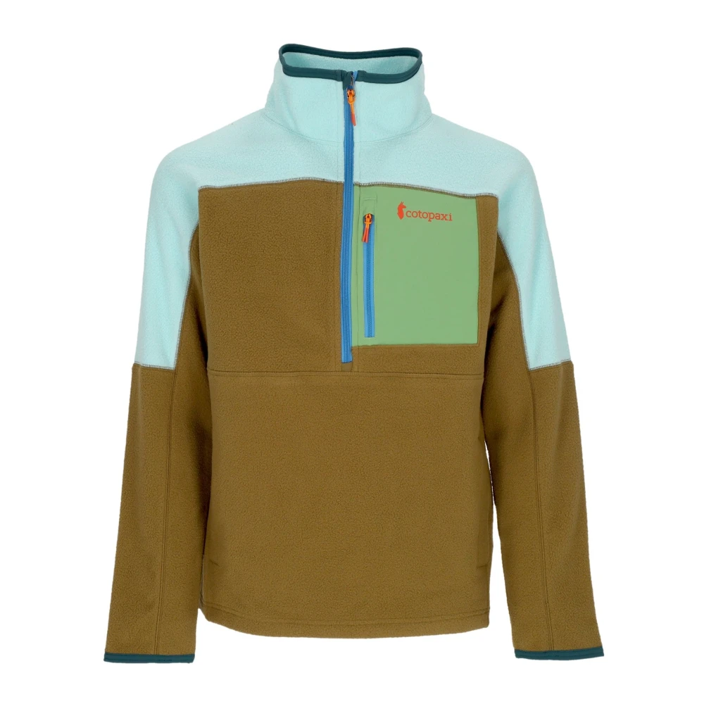 Cotopaxi Heren Half-zip Fleece Jas Zee Glas Brown Heren