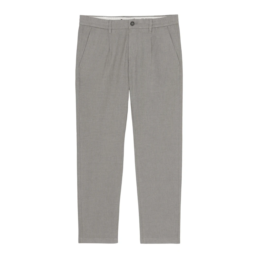 Marc O'Polo Chino model Stig Jogger plooien gevormd Gray Heren