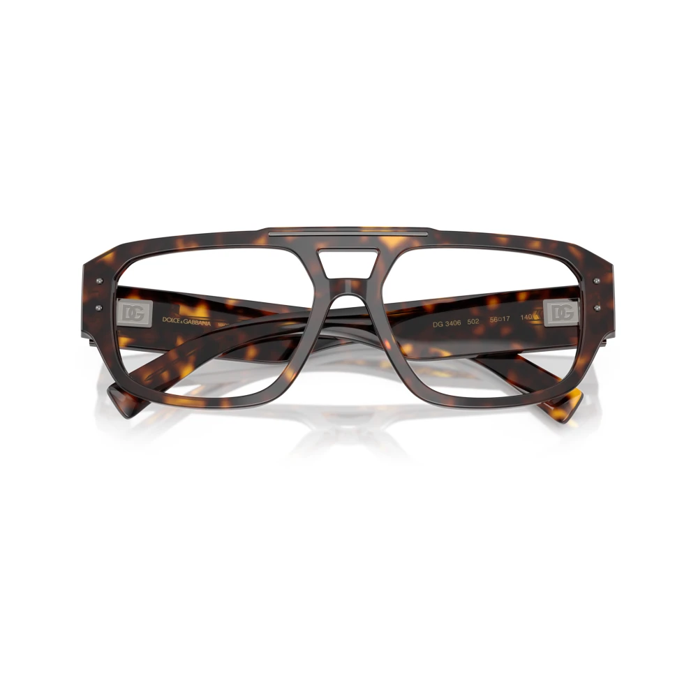 Dolce & Gabbana Mode Bril Dg3406 in Blauw Brown Heren