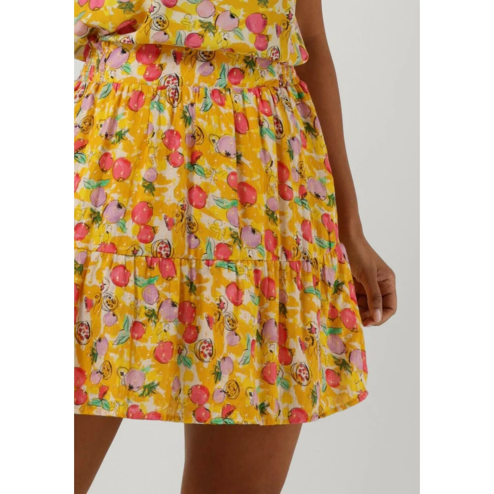Pom Amsterdam Gele Minirok 7310 Yellow Dames