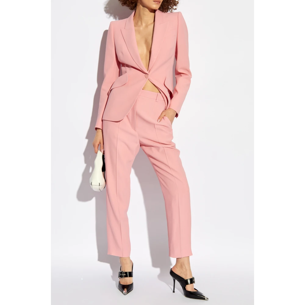 alexander mcqueen Geplooide broek Pink Dames