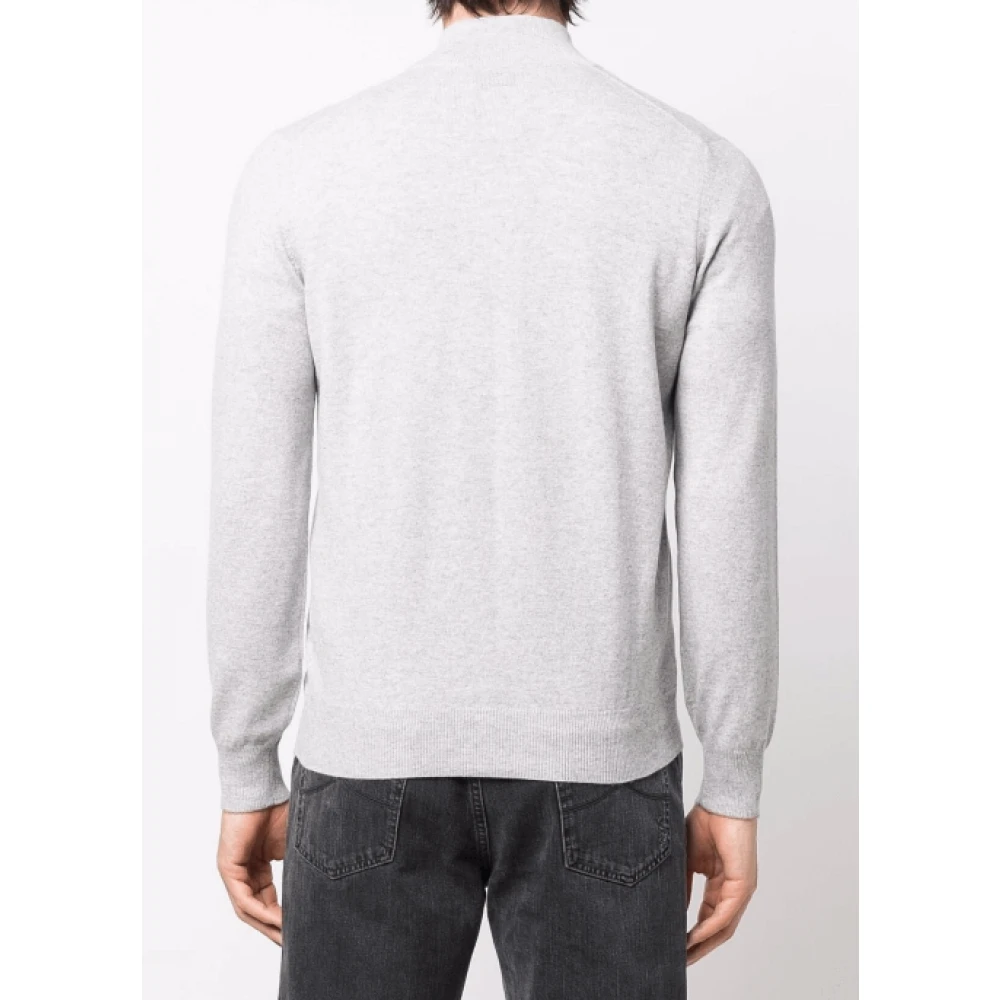 BRUNELLO CUCINELLI Zip-through Sweater voor Heren Gray Heren